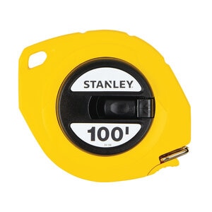 STANLEY CLOSED CASE LONG TAPE 3/8 in. X 100 ft.