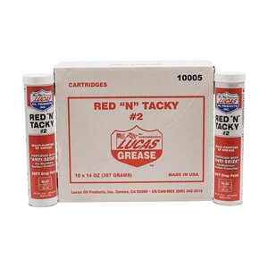 Lucas Red N Tacky Grease, (1) 14oz Tube
