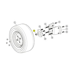 Stinger Jam Hex Nut 3/4 in. -16 Thread