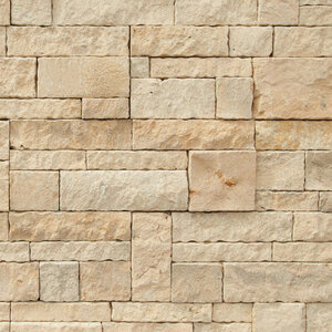 Ledger Panel Large Natural Stone Butter Cream Flats 9 in. x 24 in. (4.5 sq. ft./box)