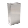 StrongBox Light-Duty Cabinet Silver Stainless Steel 16.75 in. x 30 in. x 8.25 in.