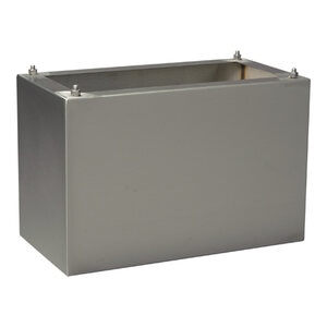 StrongBox Riser Pedestal Stainless Steel 18 in. W x 12 in. L x 10 in. H