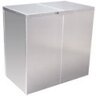 StrongBox Backflow Enclosure Hinged 2-pc High Profile Aluminum 60 in. L x 24 in. W x 39 in. W