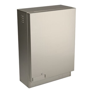 StrongBox Controller Enclosure Wall Mount Stainless Steel 24 in. W x 12 in. D x 36 in.H