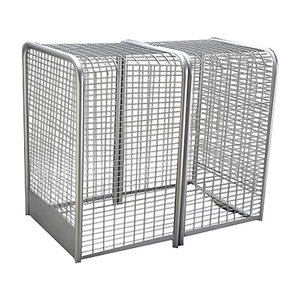 StrongBox Backflow Enclosure Smooth Touch Stainless Steel 20 in. x 46.5 in. x 17.75 in.