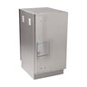 Strongbox Controller Enclosure Front & Back Entry Stainless Steel 18 in. W x 36 in. H x 24 in. D