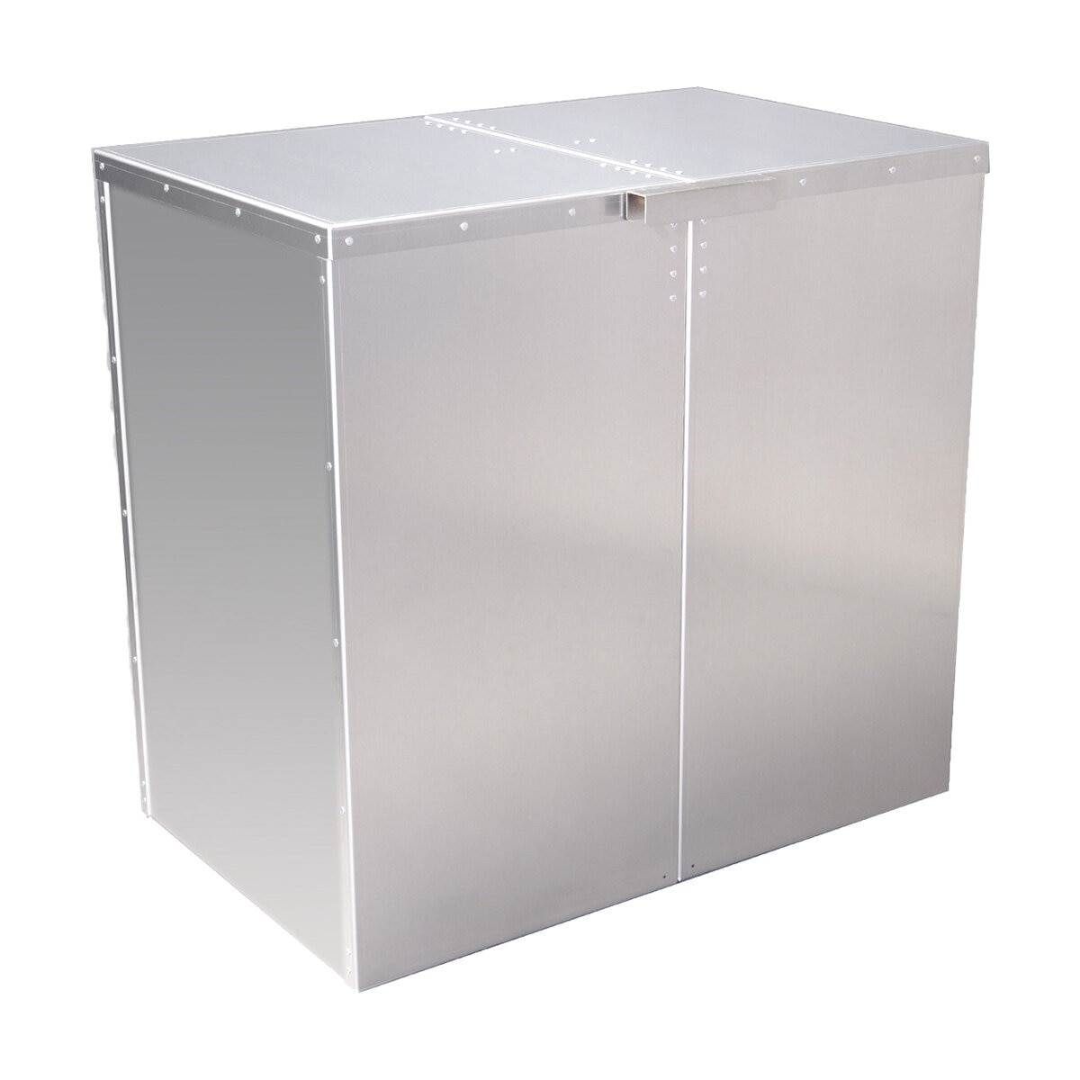 StrongBox Backflow Enclosure Hinged Low Profile Aluminum 60 in. L x 16 ...