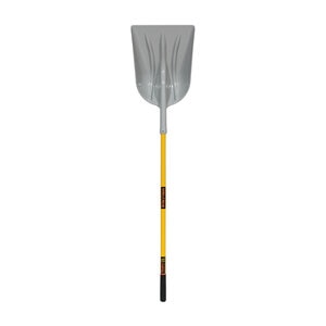 Structron PowerCore Grain Scoop #12 Poly 14.25 in. x 19 in. w/ Solid Steel Rivet 51 in. Premium Fiberglass ProGrip Handle
