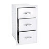 Summerset Stainless Steel 3-Draw Cabinet Base