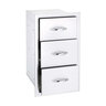 Summerset Stainless Steel 3-Draw Cabinet Base