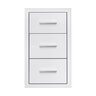 Summerset 17 in. Triple Drawer with Handles