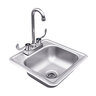 Summerset Drop-In Sink 15 in. x 15 in. Stainless Steel