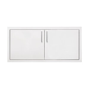 Summerset 2 Drawer Dry Storage Pantry and Enclosed Cabinet Combo 36 in.