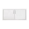 Summerset 2 Drawer Dry Storage Pantry and Enclosed Cabinet Combo 36 in.