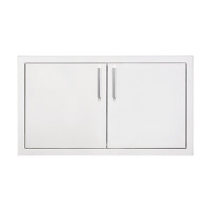 Summerset 30 in. Double Access Door with Hidden Hinge Stainless Steel 30 in. x 22 in.