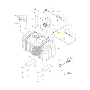 Fitting Tee Pump Outlet 25G Sprayer