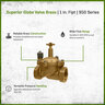 Superior Globe Valve Brass 1 in. FIPT