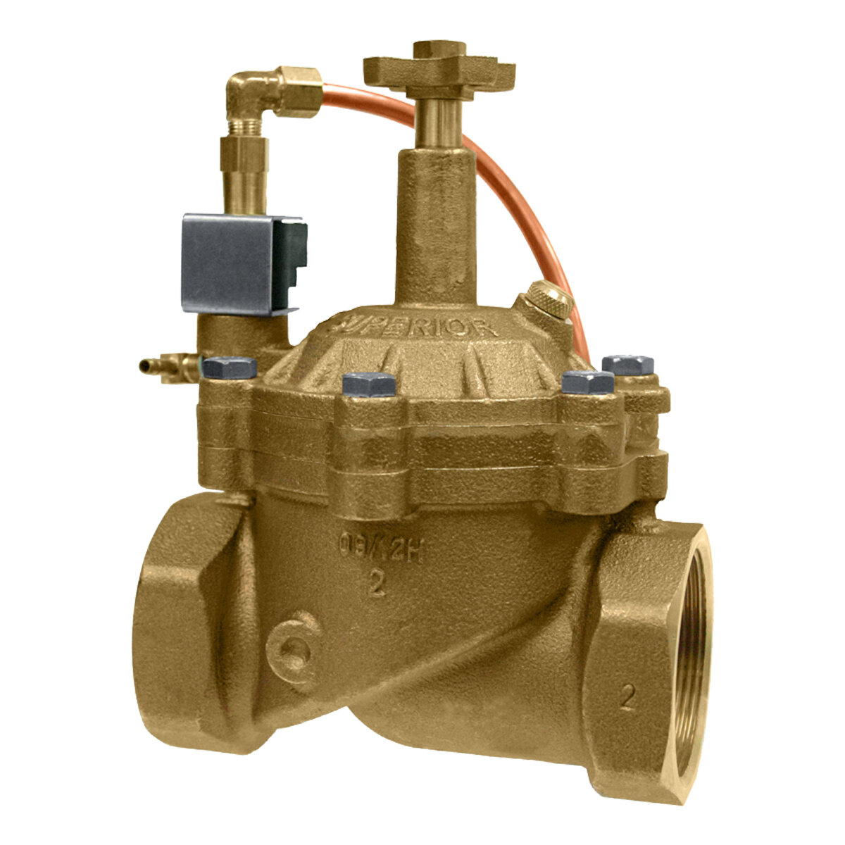 Superior Master Valve 3300 Brass 2 in. Normally Open FIPT x FIPT ...