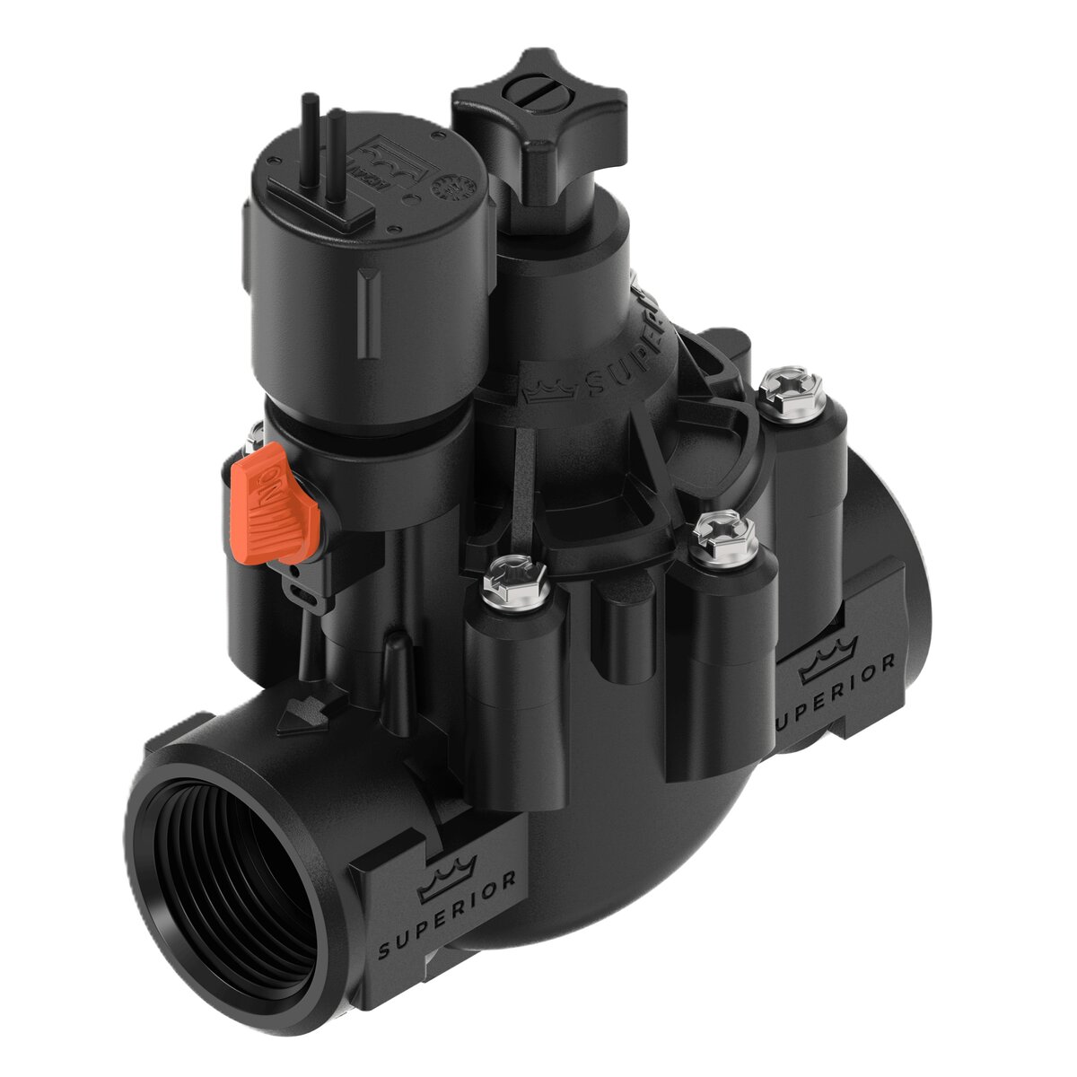 Superior 1 in., 24V Light Commercial Valve w/ Flow Control, 1 in. NPT ...
