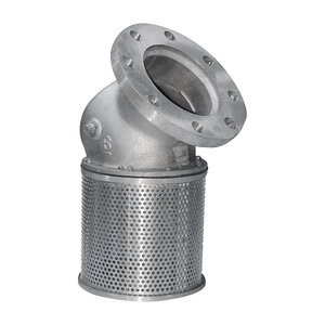Sure-Flo 4 in. 45 Degree Check Valve With Companion Flange