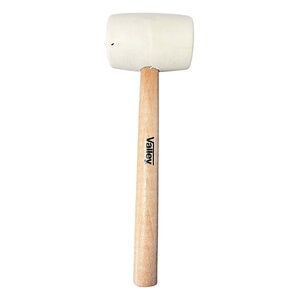 Sure-Loc White Rubber Mallet with 11 in. Wood Handle