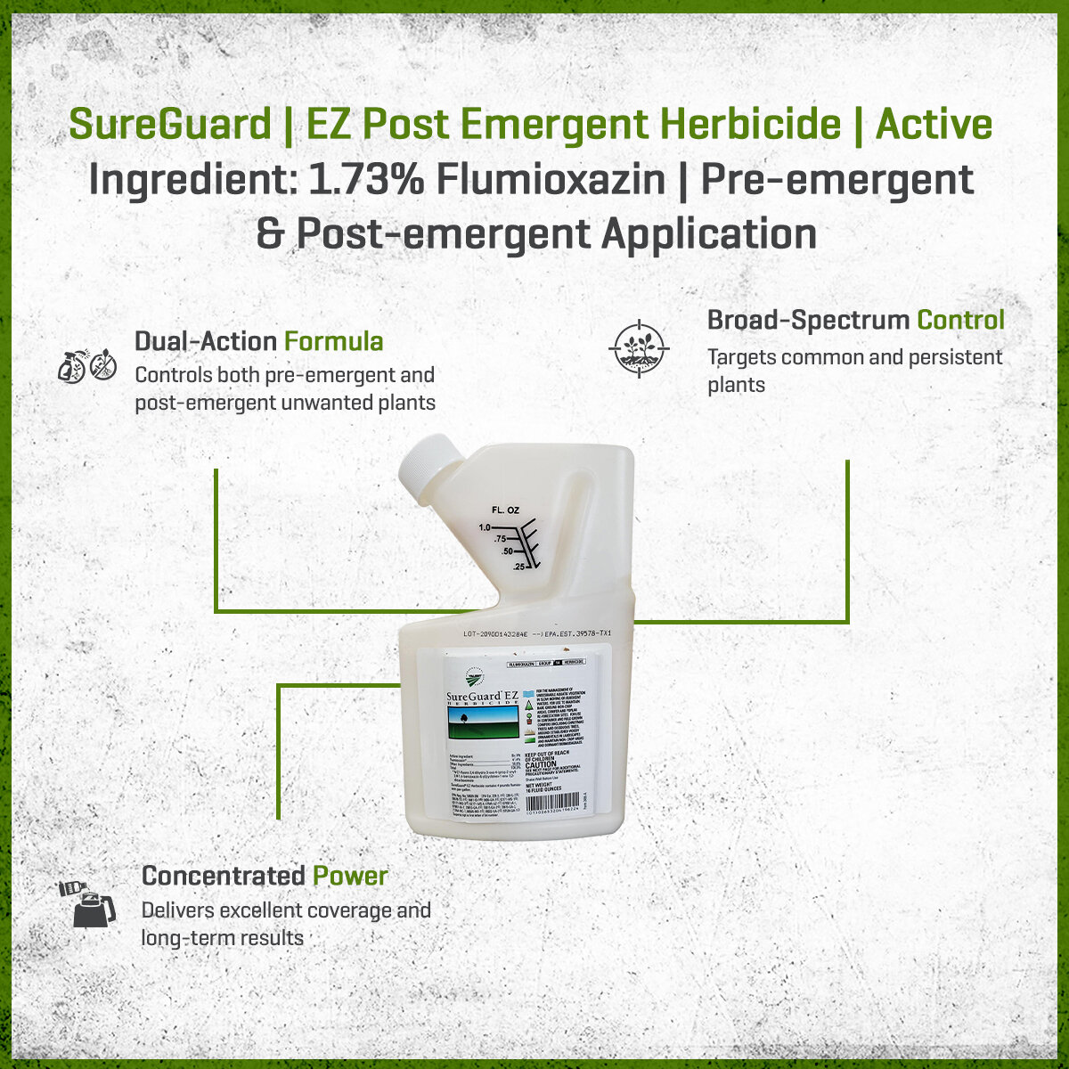SureGuard EZ Post Emergent Herbicide 16oz (QGCY) | SiteOne US