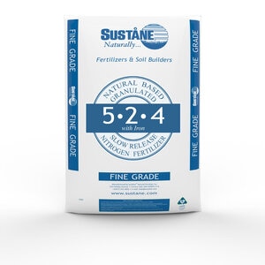 Sustane Organic/Organic-Base Fertilizer 5-2-4 Elite 2%Fe 50 lb.