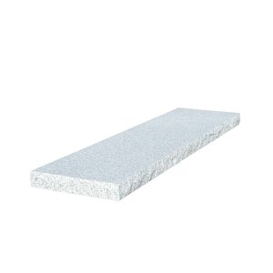 Solstice Tread Colonial Gray Granite Rockface 3 Sides 2 in. x 12 in. x 84 in.