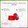 T. Christy Red Duct Tape 2 in. x 60 yd.