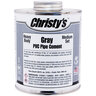 Christy's Gray PVC Cement Low VOC Heavy Body 1 qt.