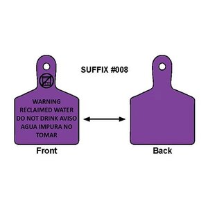 Spanish/English Recycled Water Do Not Drink