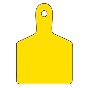 ID Tag Yellow 3 in. 4 in.