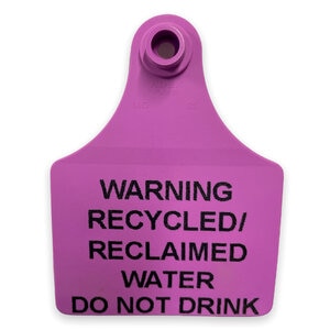 Purple Reclaimed Tag Number