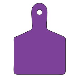 Blank Purple Id Tag - T Christy