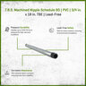 T.B.S. Machined Nipple Sch 80 PVC 3/4 in. x 18 in. TBE