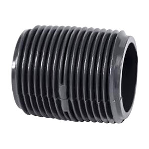 T.B.S. Machined Nipple Sch 80 PVC 4 in. x 12 in. TBE