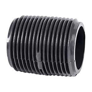 T.B.S. Machined Nipple Sch 80 PVC 4 in. x 6 in. TBE