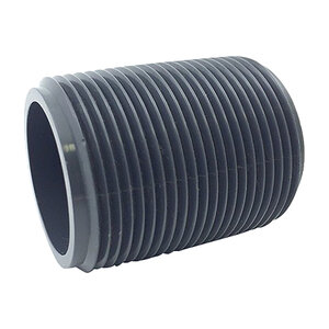 T.B.S. Machined Nipple Sch 80 PVC 1-1/2 in. x Close TBE