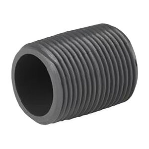 T.B.S. Sch 80 PVC Machined Nipple 2-1/2 in. x Close TBE