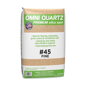Techniseal Omni Quartz Premium Silica Sand Infill #45 Fine Sand 50 lb. Bag