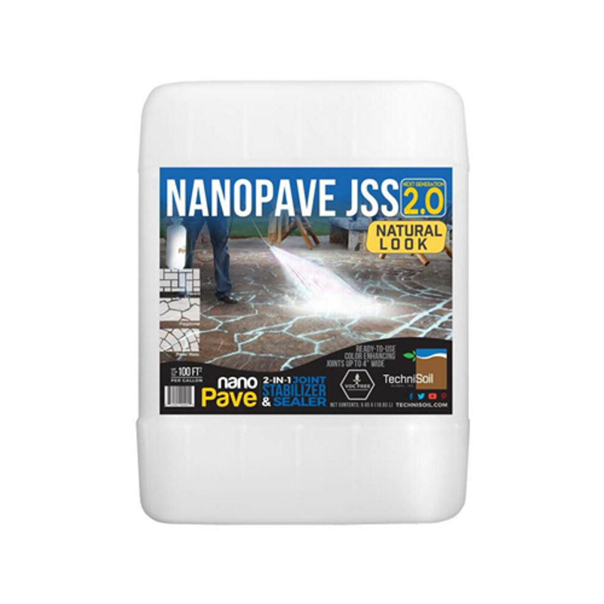 TechniSoil NanoPave Ghost JSS Natural 5 gal | SiteOne US