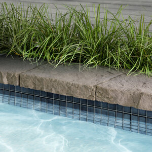 Techo-Bloc Portofino Cap Double-Sided Rock Garden Brown (50.22 ln. ft./pallet)