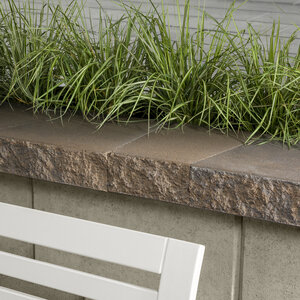 Techo-Bloc Architectural Wall Cap Double-Sided Sandlewood (66 ln. ft./pallet)