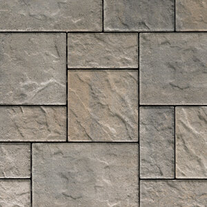 Techo-Bloc Blu 80 Paver Slate Champlain Grey 80 mm 6 in. x 13 in. (84.4 sq. ft./pallet)