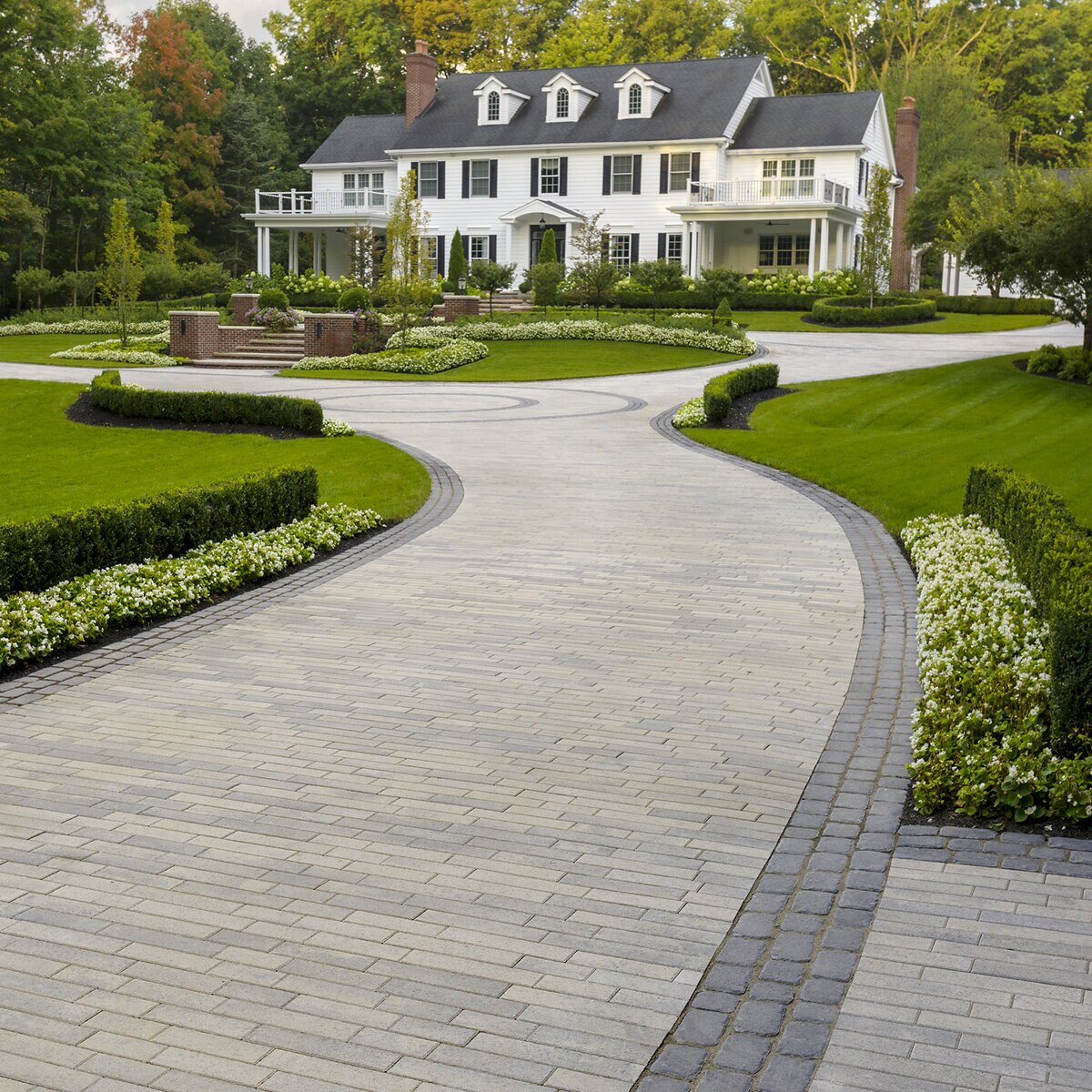 Techo-Bloc Linea Paver Large Rectangle Shale Grey (77.14 sq. ft./pallet ...