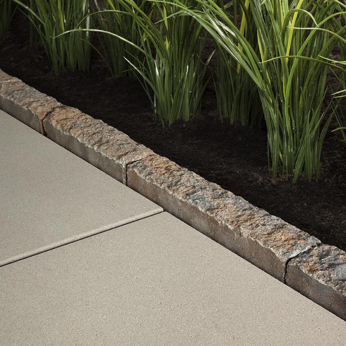 Techo-Bloc Pietra Edge Sandlewood Split Face & Aged (96 ln. ft./pallet ...
