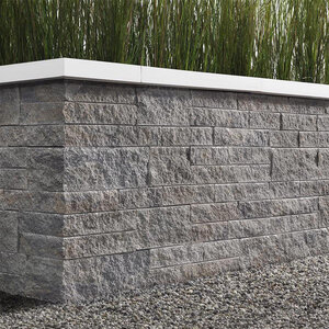 Techo-Bloc Mini-Creta Architectural Pillar Champlain Grey 24 in. x 3 in. (48 pc./pallet)