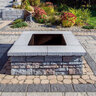 Techo-Bloc Firepit Brandon Square-Push Button Ignition [HPC] (1 pc./pallet)