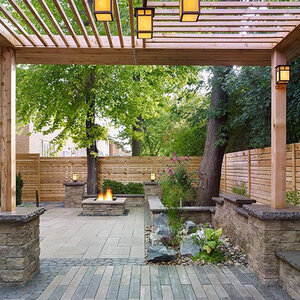 Techo-Bloc Prescott Firepit No Sleeve Rock Garden Brown (1 pc./pallet)