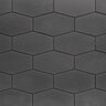 Techo-Bloc Hexa 60 Slab Smooth HD2 Onyx Black 60 mm (96.55 sq. ft./pallet)